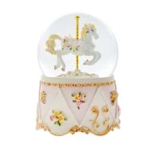 Musical Snow Globe Carousel