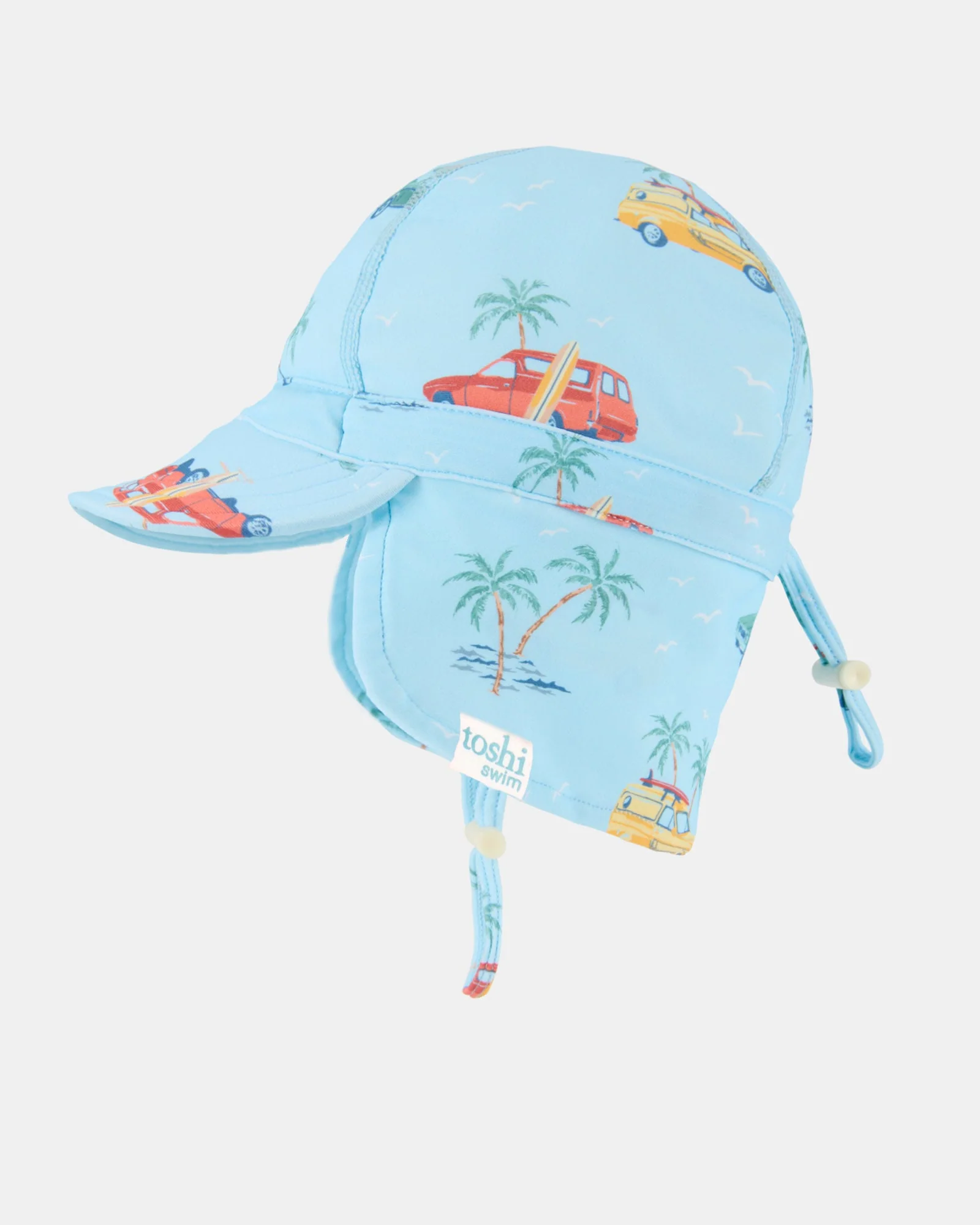 Toshi Swim Flapcap - Swell Seeker Sky