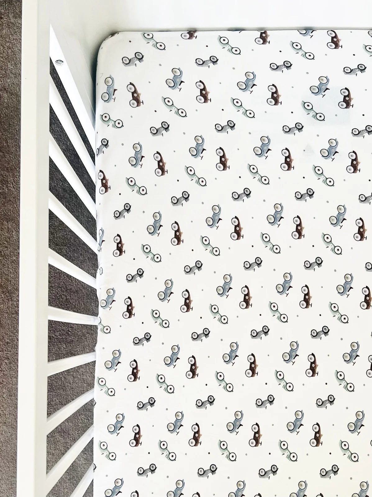 Cuddle Bug & Co Cot Sheet - Cars