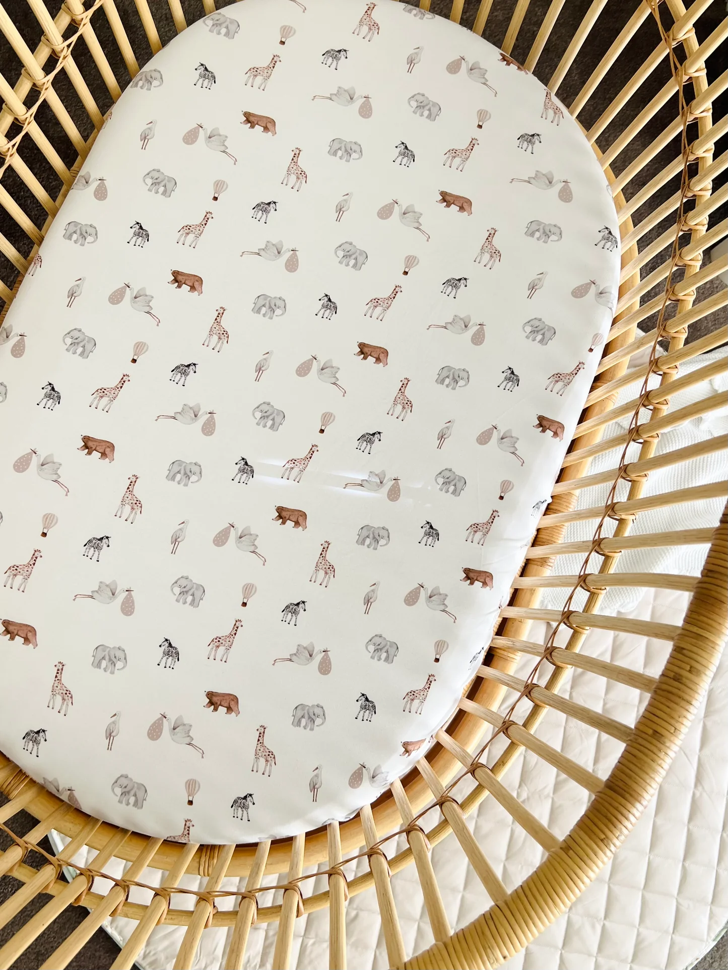 Cuddle Bug & Co Co-Sleeper Sheet - Savanna Bebe