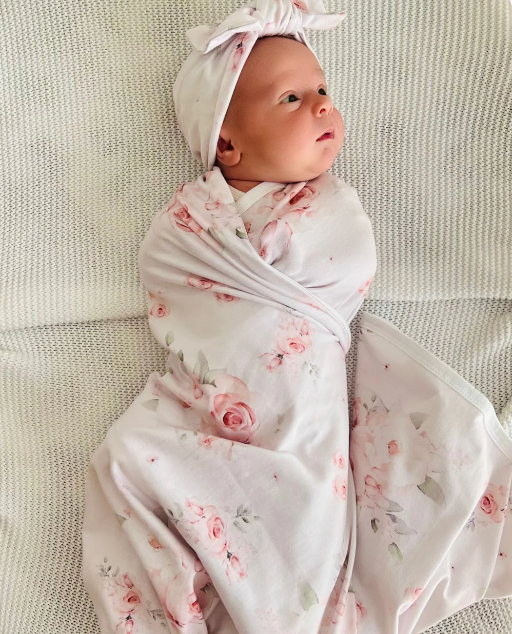 Cuddle Bug & Co Jersey Baby Wrap Set - Imogen