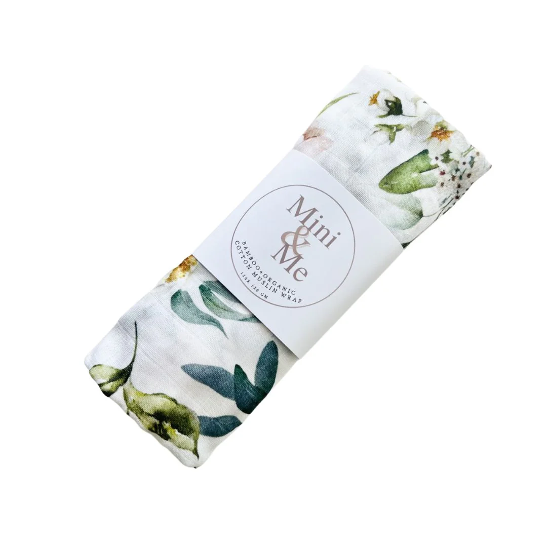 Cuddle Bug & Co Muslin Wrap - Ivy