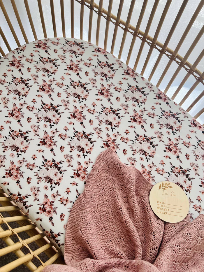 Cuddle Bug & Co Co-Sleeper Sheet - Addison