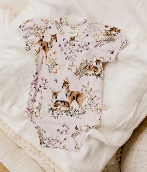 Confetti Kidz Short Sleeve Bodysuit - Enchanted Garden