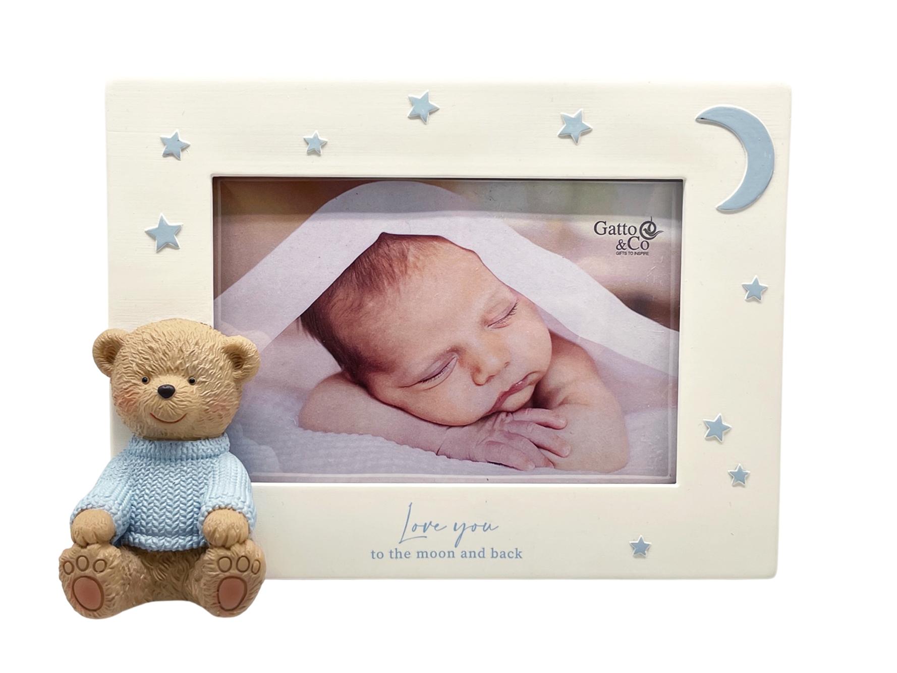 Love You to the Moon & Back Photo Frame 6x4 - Blue