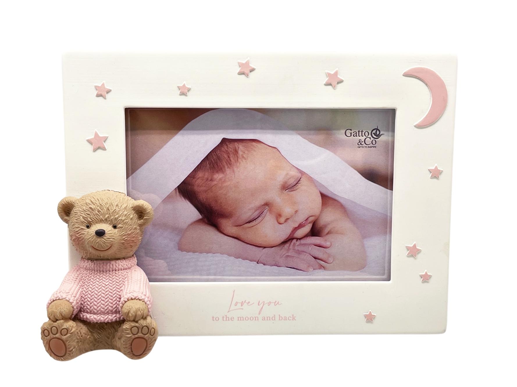 Love You to the Moon & Back Photo Frame 6x4 - Pink