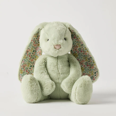 Plush Floral Bunny Medium - Mint