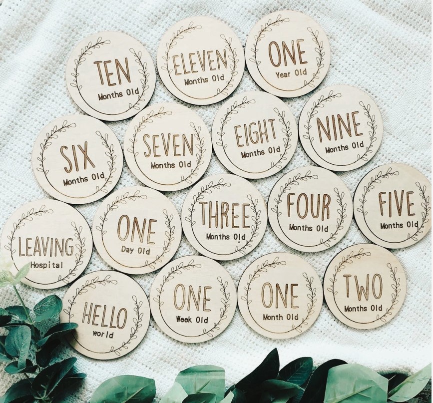 Timber Tinkers Classic Wreath Milestone Disc Set