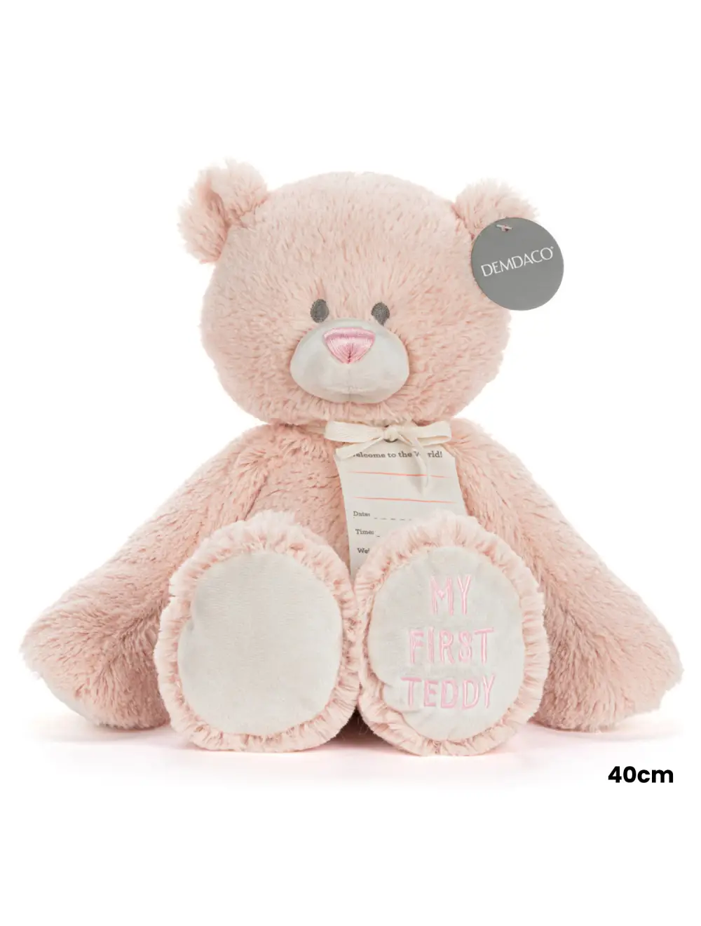 Demdaco My First Teddy 40cm - Pink