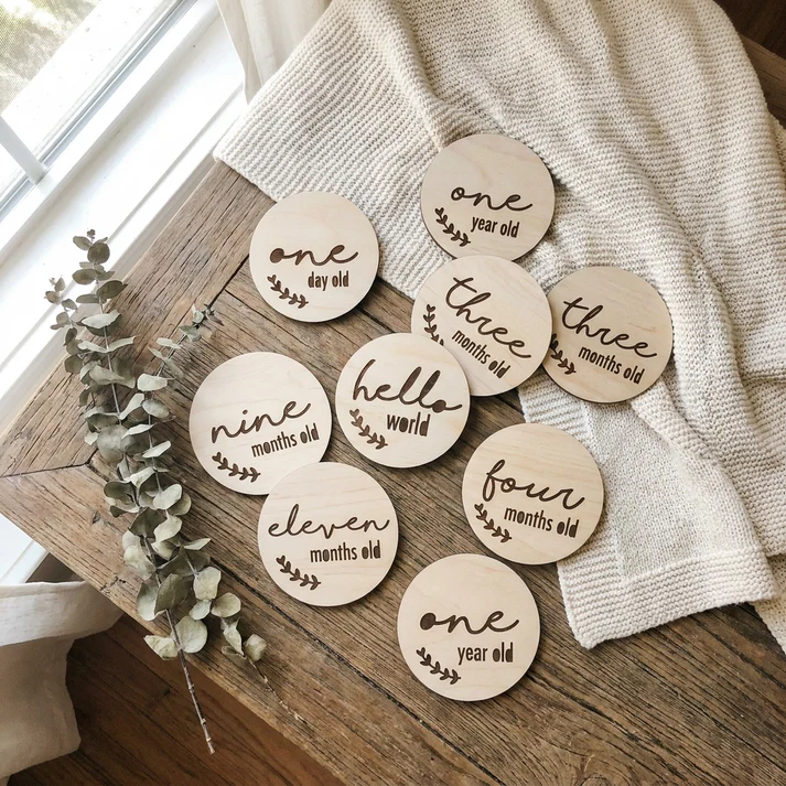 Timber Tinkers Scandi Milestone Disc Set