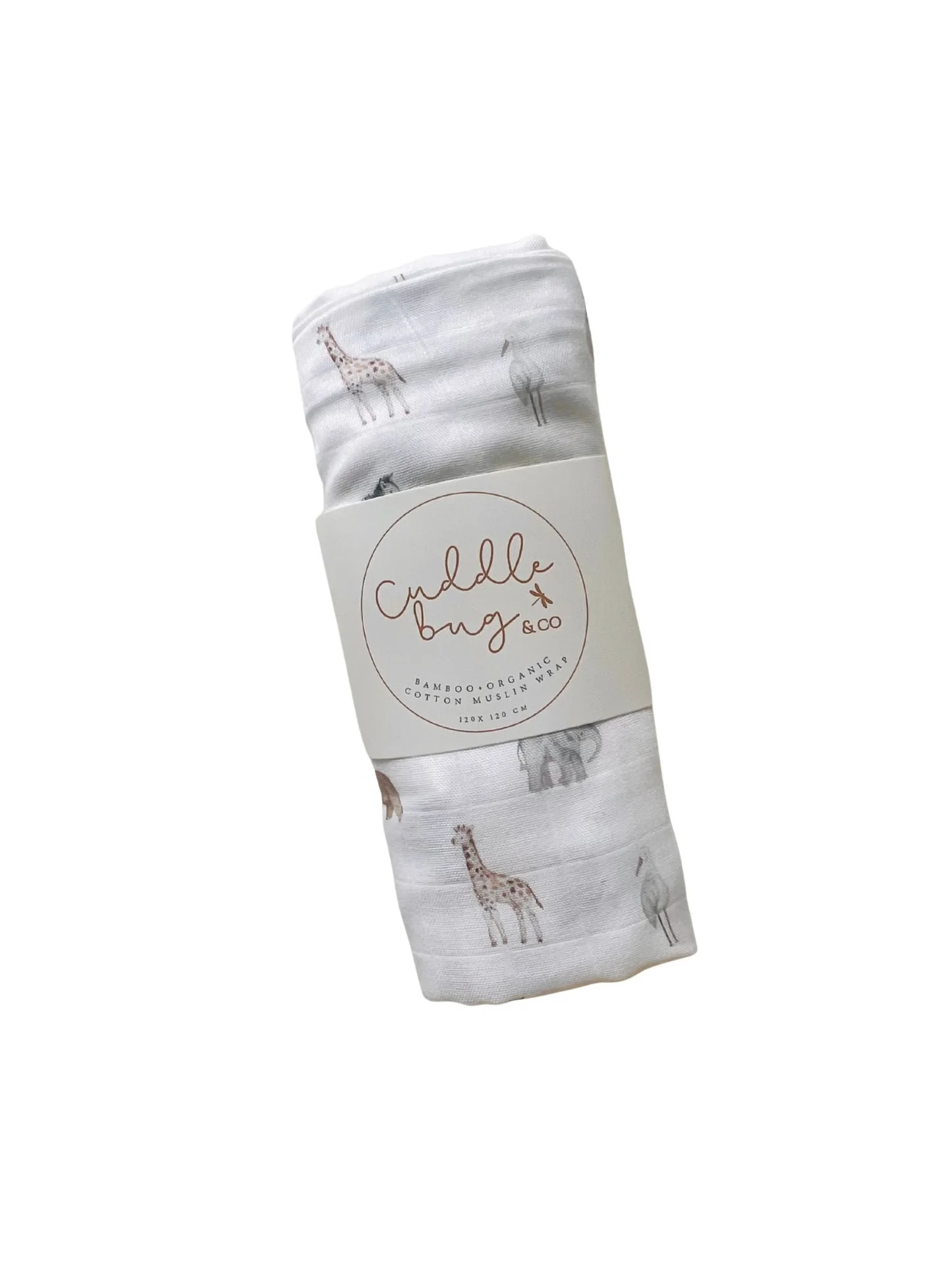 Cuddle Bug & Co Muslin Wrap - Savanna Bebe