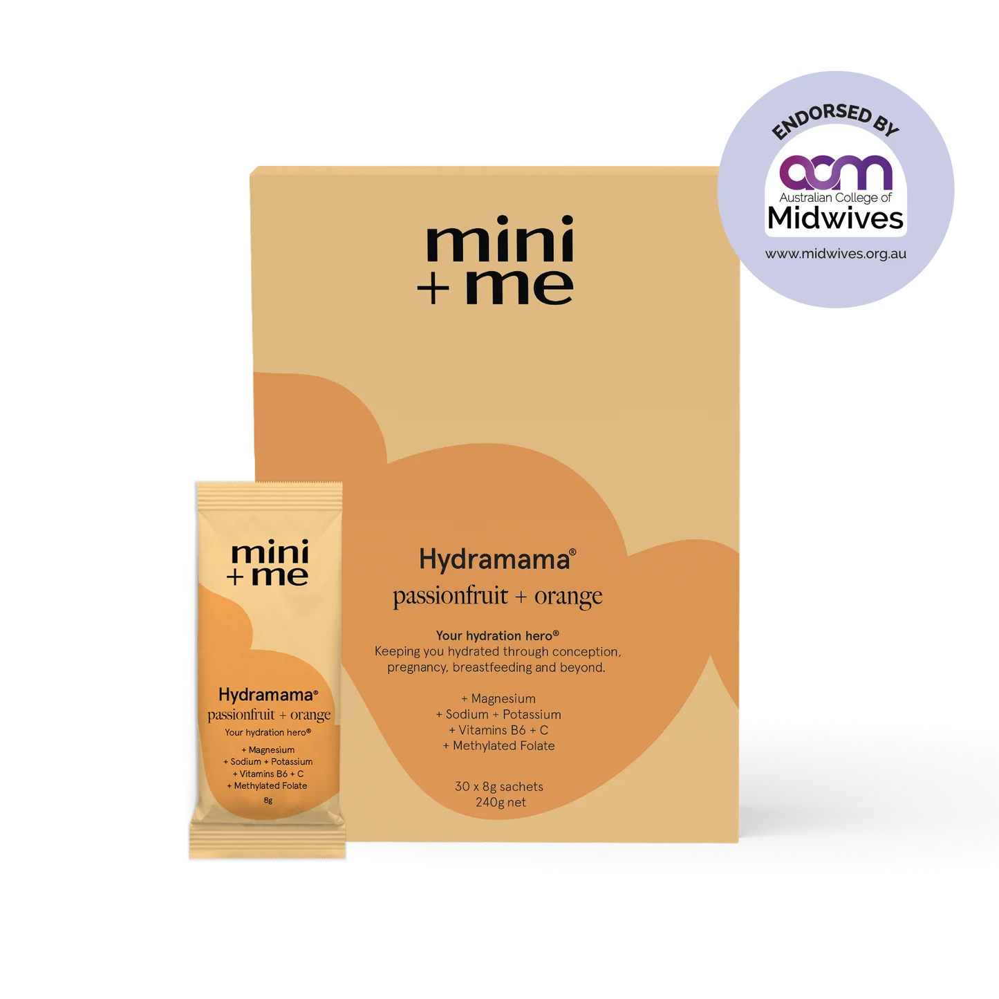 Mini & Me Hydramama 30 Sachets - Passionfruit + Orange