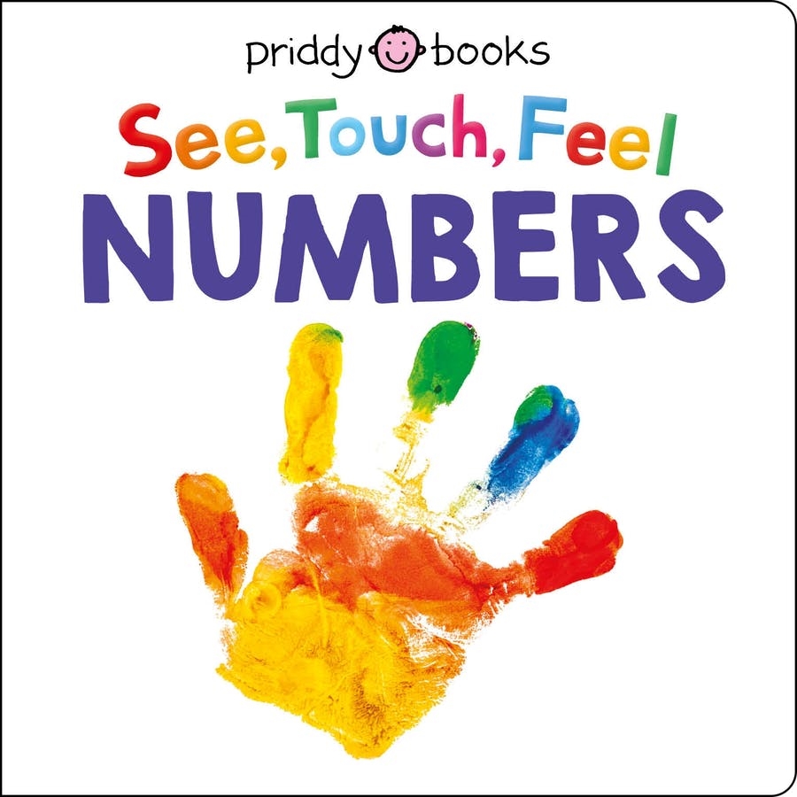 See, Touch, Feel Numbers Board Book