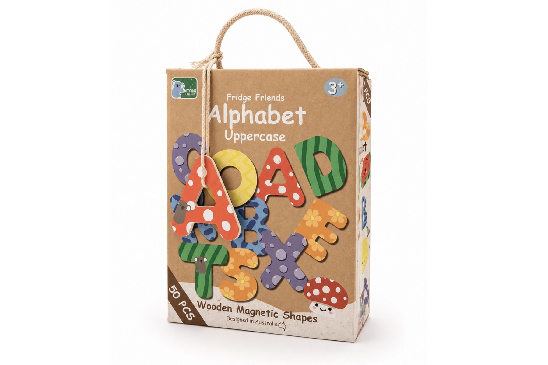 Fridge Friends Wooden Magnetic Alphabet - Uppercase