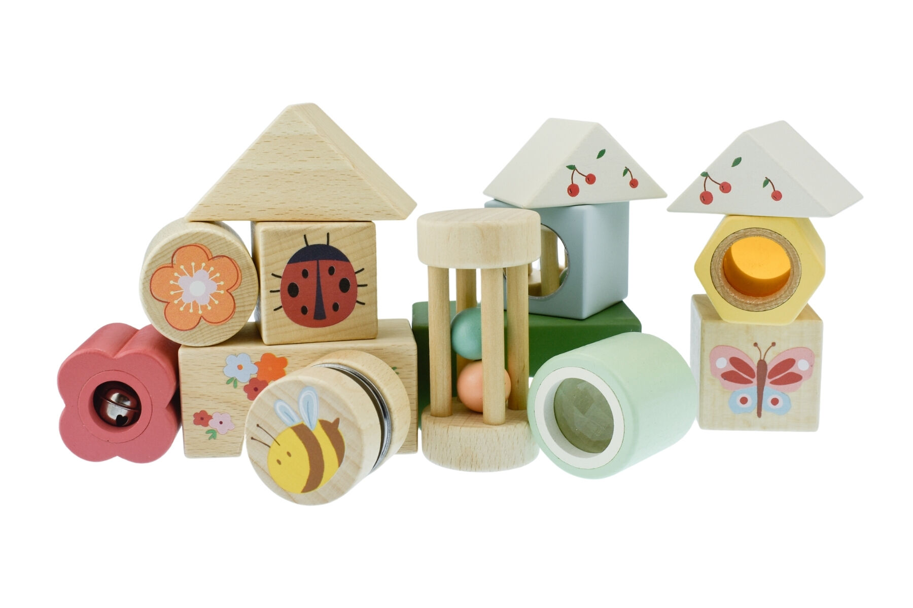 Wooden Activity Blocks - Spring Insect