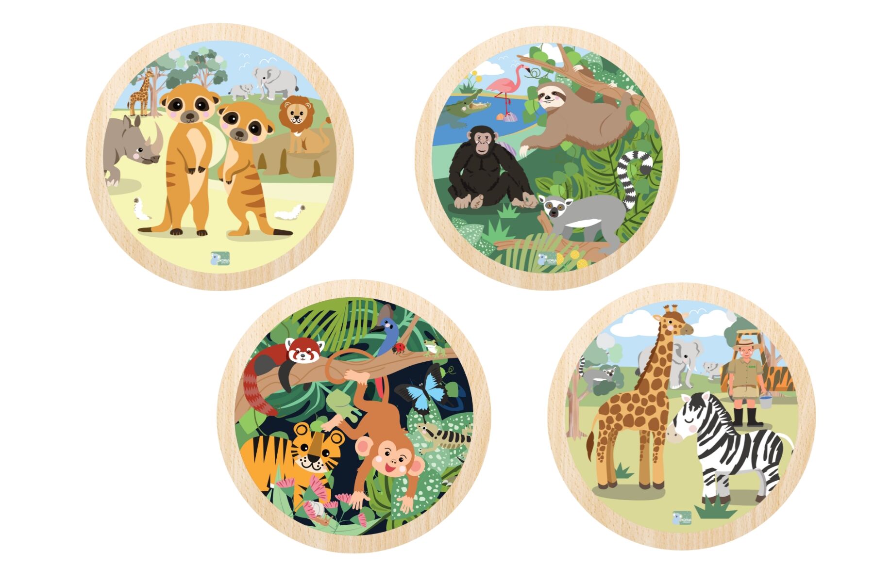 Wild Buddies 9pc Puzzle - Assorted Designs
