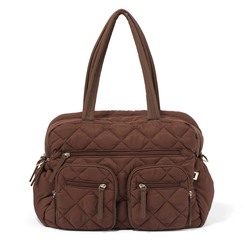 OiOi Puffy Carry All Nappy Bag - Chocolate