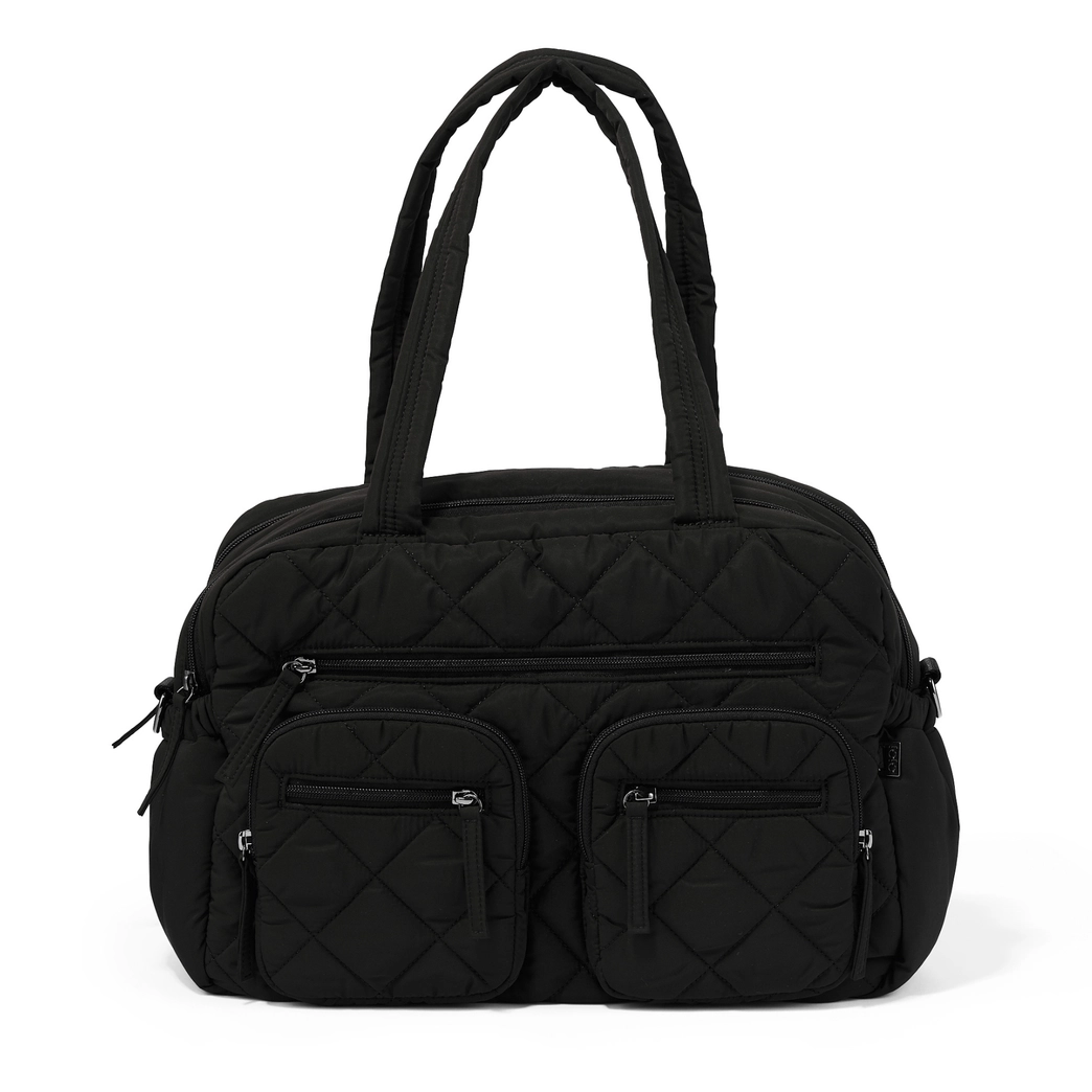 OiOi Puffy Carry All Nappy Bag - Black