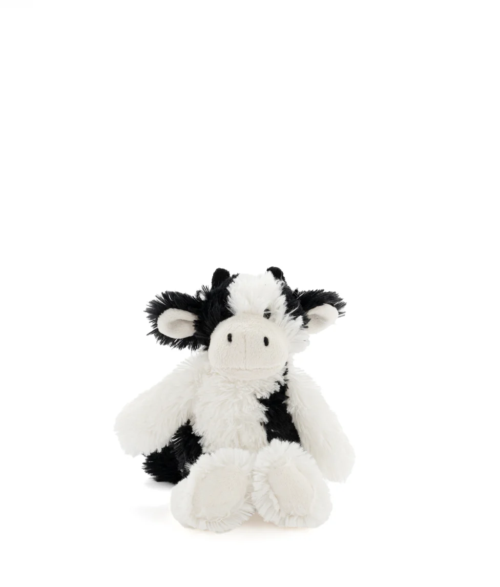 Nana Huchy Clover the Cow Rattle - Black & White