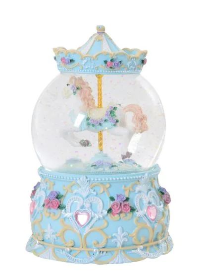 Musical Snow Globe Carousel