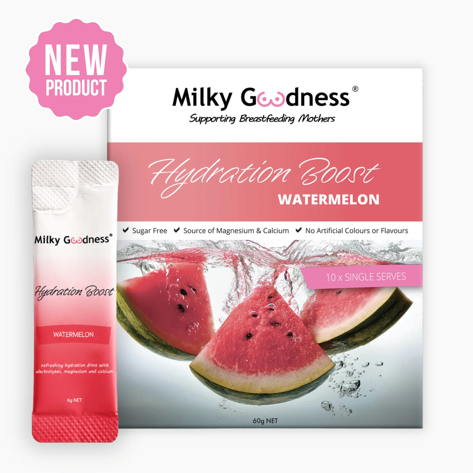 Milky Goodness Watermelon Hydration Boost 10x Single Serves