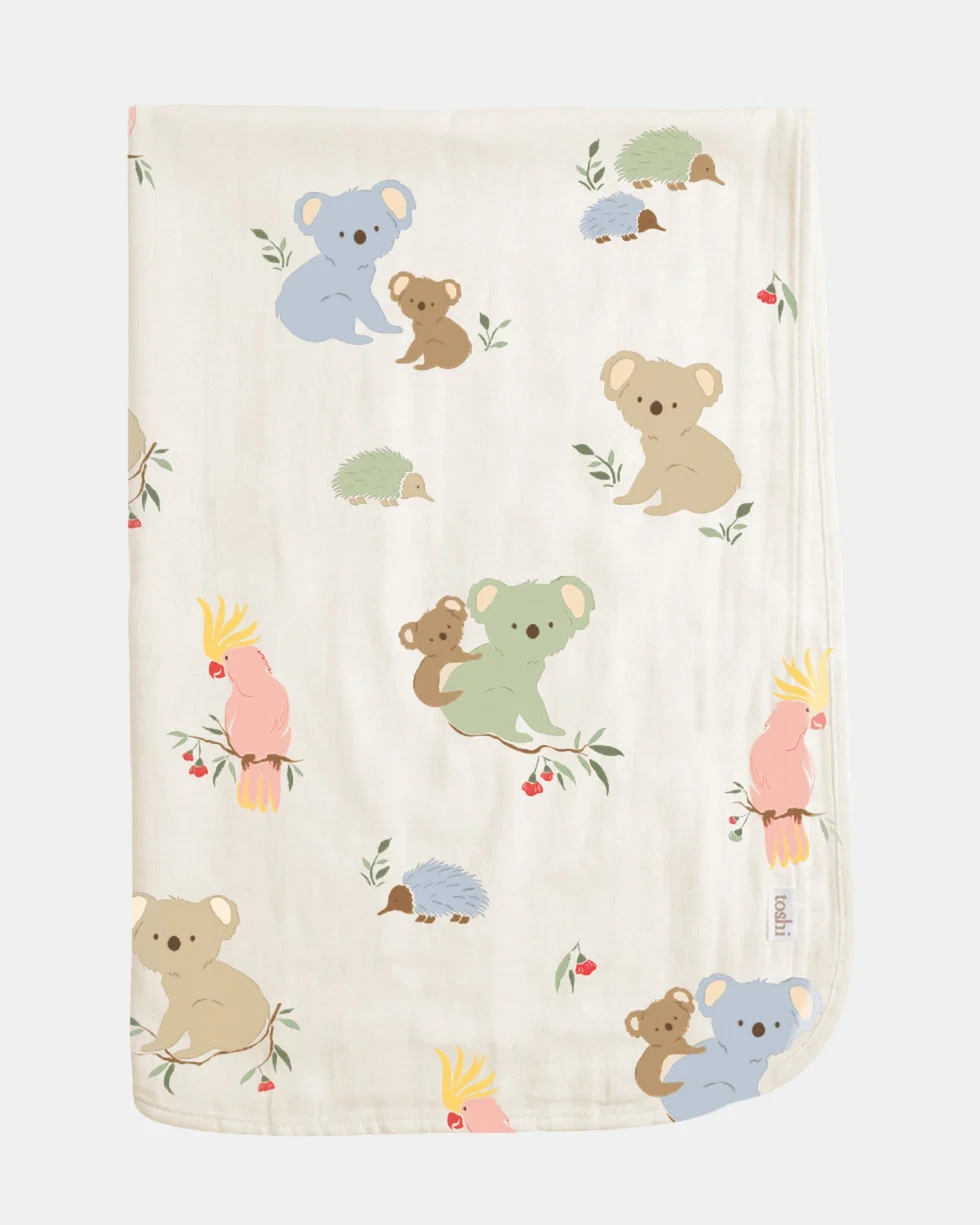 Toshi Knit Wrap - Gumnut Babies Cloud