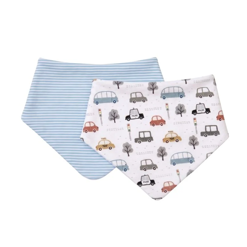 All4Ella Bandana Bib 2pk - City Patrol