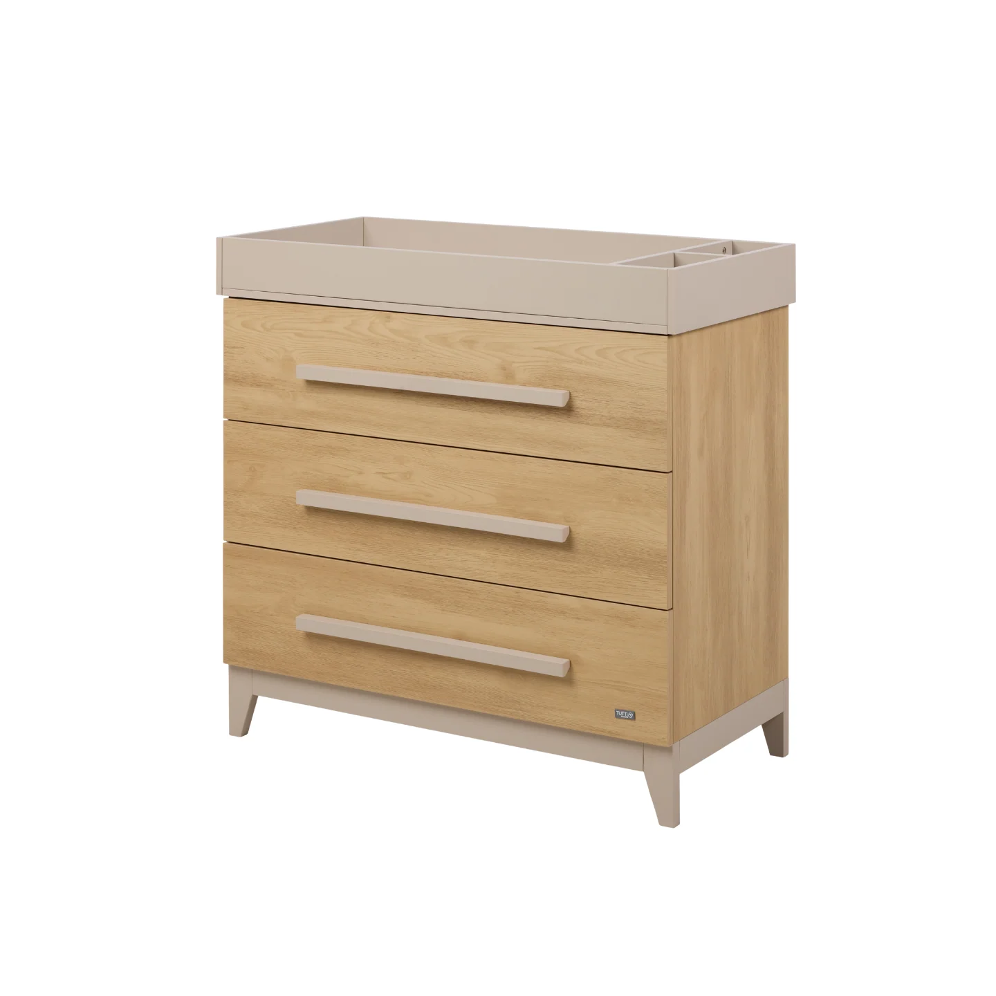 Tutti Bambini Halle Chest Changer - Mushroom & Golden Oak
