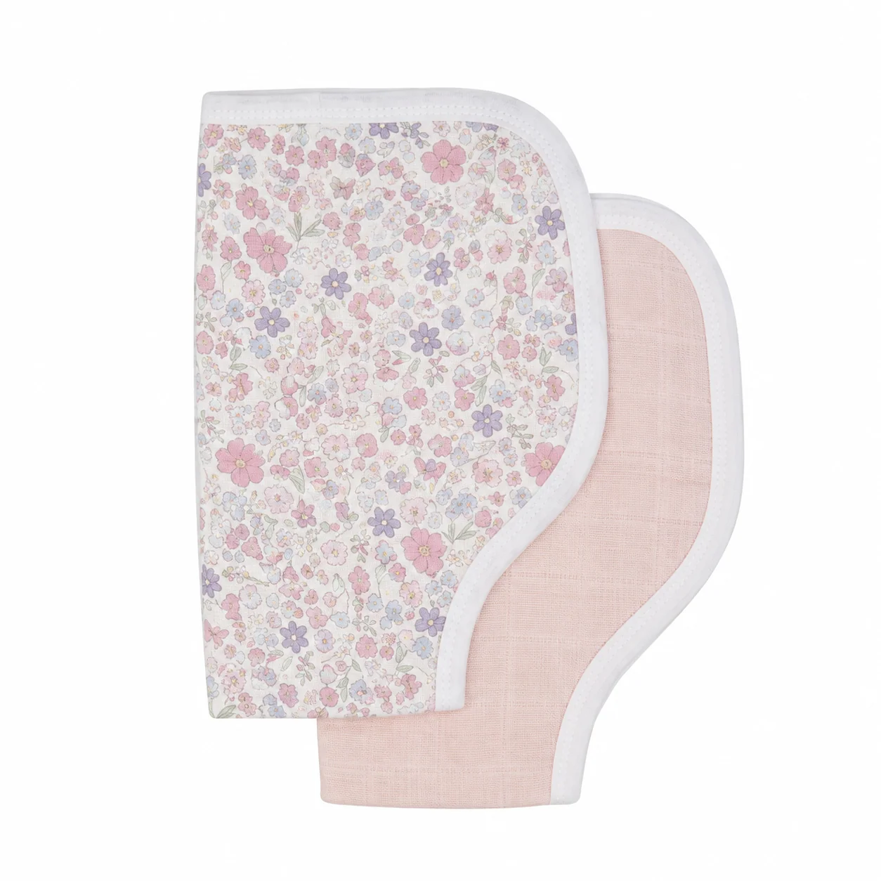 All4Ella Burp Cloth 2pk - Blossom