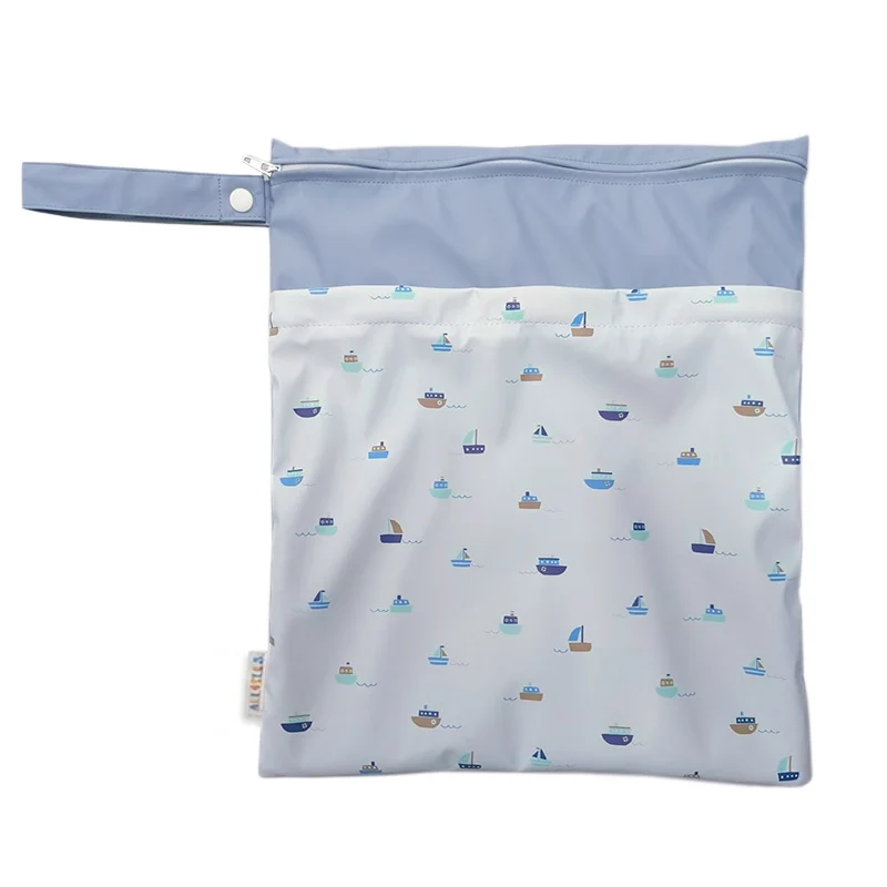 All4Ella Recycled Wet bag - Sailing Boats